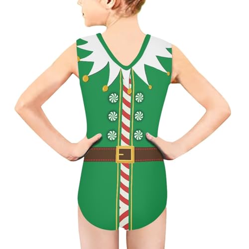 Image of INSTANTARTS Gymnastics Leotards Girl Dinosaur Dancewear Activewear Quick Dry