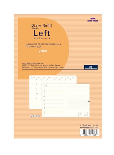 CC 蒠 2026 XPW[ m[gtB EB[N[ tg A6 RFDR2696 2025N 12n܂