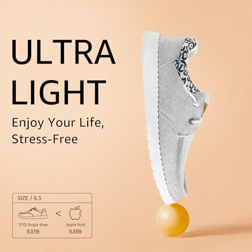 STQ Women's Lace up Loafers丨Orthopedic Comfotable Ultralight Boat Casual Shoes with Arth Support3