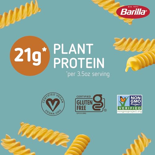 Barilla Chickpea Rotini Pasta, 8.8 oz - Vegan, Gluten Free, Non GMO & Kosher - Made with Plant Based Protein