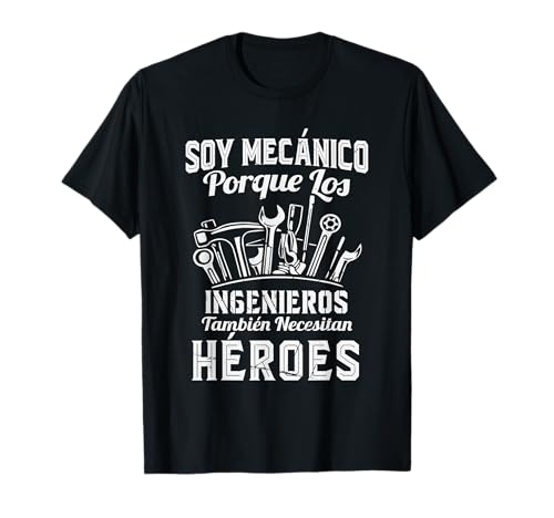 Garaje Soy Mecánico Coche Camiseta