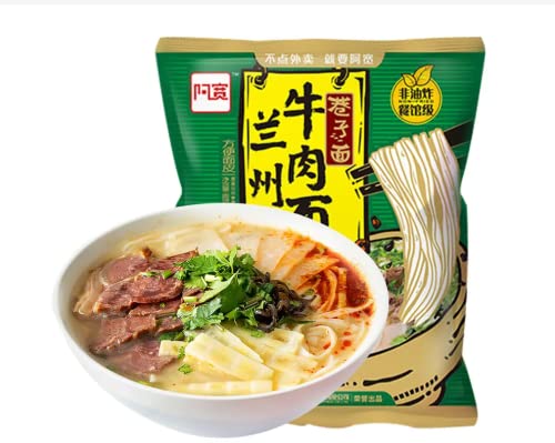 白家阿宽 蘭州牛肉ラーメン インスタントラーメン 方便面 辛くない 5食分