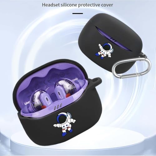 Image of Soft Silicone Case Cover Compatible for JBLL Tune Beam 2 (Blue Astronaut)
