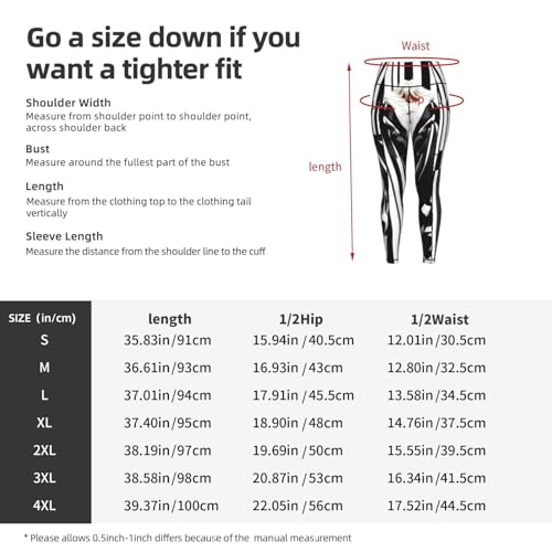 Leggings de yoga con bolsillos y estampado de vaca ERSDWRE 5