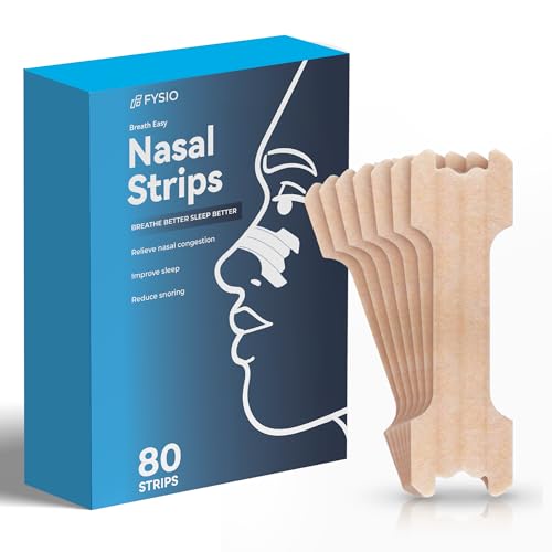 Nasal Strips - 80 Pieces - Nose Strips Snoring Aid for Breathing, Snoring Relief, Allergy Relief, Better Sleep - Snoring Aid Snore Strips - Ideal for Sleep Enhancement & Sports