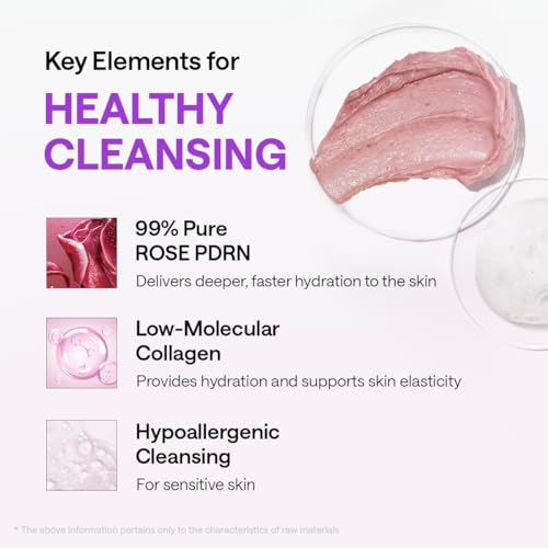 Image of MEDIHEAL Derma Cream Pack Cleanser [Rose PDRN] - 1 Minute Mask to Foam Cleanser - Deep Cleansing Effect - Deep Pore Purifying & Smooth Texture Care - Hydrating & Non-Irritating Formula (4.06 fl. oz.)