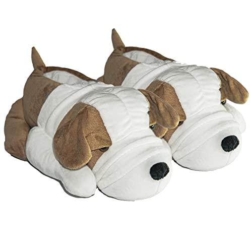 Pantufa Bulldog Inverno Quentinha Solado Borracha (G 37/39)