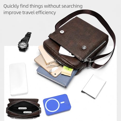 Image of CAVALO - Be Unique Sling Bag| Waterproof | Slim Crossbody Side Bag for Men & Women | Hard Shell Anti-Theft for Travel & Daily Use| Six Pocket|