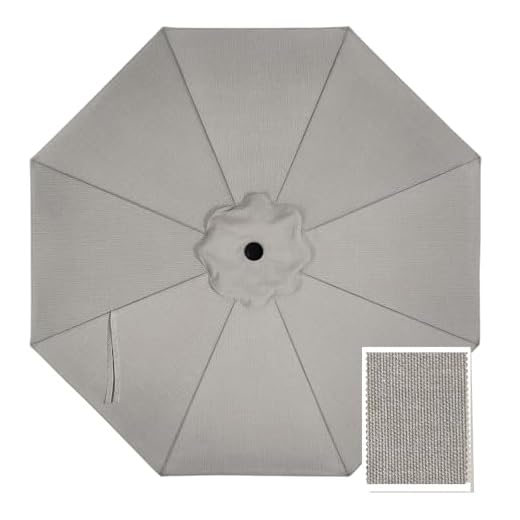 Non-Fading Olefin Canopy for Market Umbrellas