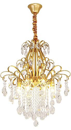 Suspension cristal romantique pour chambre et salon cosy