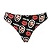 Custom Thongs Thong for Face Design Your Own Text Custom Sexy Funny Briefs for Women Customized Thongs with Hearts Lover Wife Valentine Day 2 Sides Design Medium