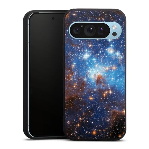 Coque en silicone Google Pixel 9 Pro DeinDesign flexible motif galaxie cosmos et étoiles