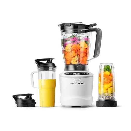 Best Nutribullet Combo Blender Buying Guide | Centrifugal Juicer nutribullet® SmartSense Blender Combo, 1400W, 64oz Pitcher, 32oz & 24oz Cups, 5-Speed, Smoothies, Ice and Frozen Fruit, Nut Milk, Soup, Matte White, NBF50700AW