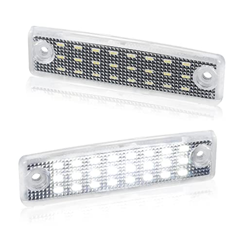NDRUSH License Plate Light LED Tag Lights Lamp Assembly Compatible with Toyota 4Runner 1996-2024, Sequoia 2008-2022, Previa 1991-1997, 6000K White
