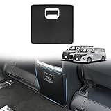 Cartist アルファード40系 ヴェルファイア40系 Executive Lounge専用 キックガード リアセンターコンソールボックス用 フットサイド ALPHARD VELLFIRE 40系 2023年6月～現行 後部グローブボックスガード 保護カバー 汚れ防止 キズ防止 蹴り防止 アクセサリー 内装パーツ カスタムパーツ PVCレザー 2PCSセット（カーボン調）