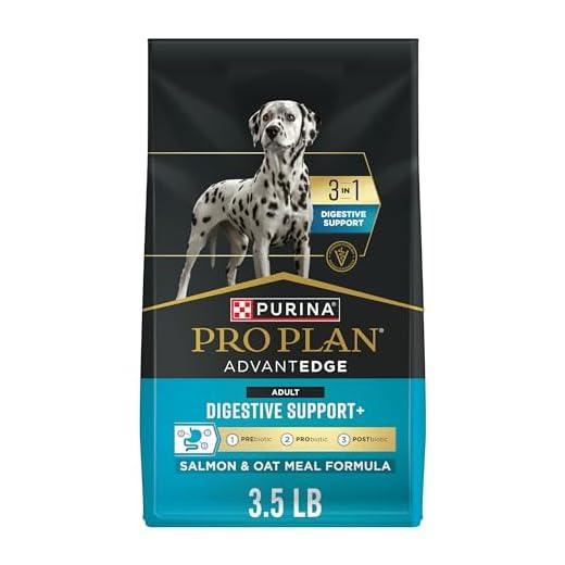 Purina Pro Plan AdvantEDGE Digestive Support Plus Salmon and Oat Meal Formula Adult Dry Dog Food - 3.5 lb. Bag