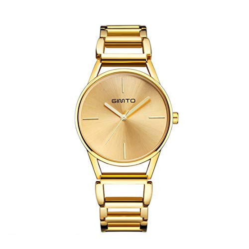 Montre femme affaires et loisir en acier inoxydable étanche pour le quotidien