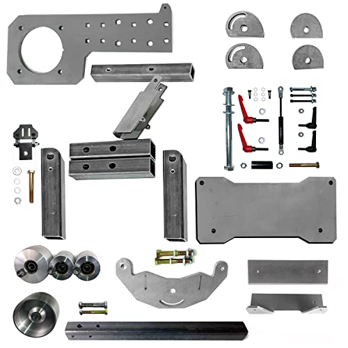 Bandit DiY 2x72 Tilting Belt Grinder, Complete Kit With Wheels, 4