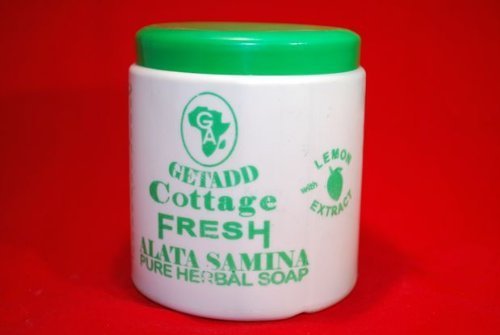 Alata Samina Handmade Raw Advaco Extract Pure Herbal Black Soap Africa 18oz