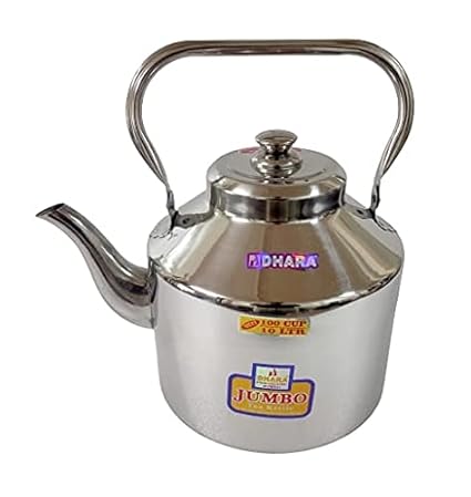 Extra Large Teapot | 100 Cups Tea Kettle Large | 10 Liter Kettle | Gas + Induction