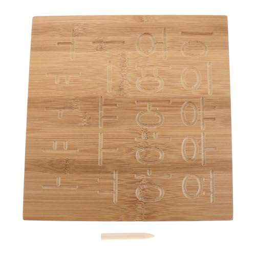 Apprentissage du coréen ludique avec la planche en bambou double face