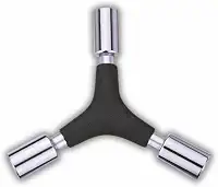 Chave Allen Tipo Y 3 em 1 – Triângulo Hexagonal 8mm 9mm 10mm Antiderrapante para Bicicleta, Skate e Patinete