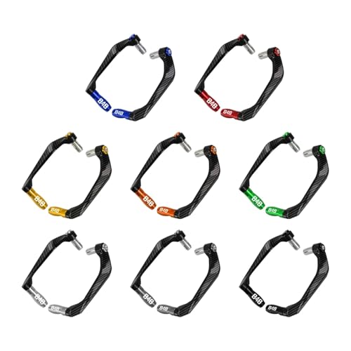 Protège-main moto bleu 22 mm pour éviter blocage levier - 2