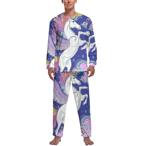 Pyjama homme Licorne Volante : ensemble manches longues et pantalon homewear
