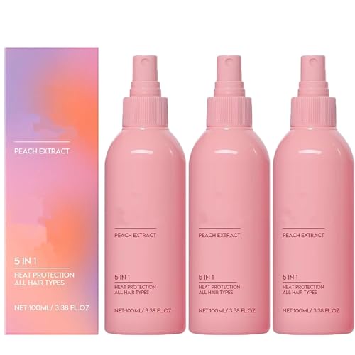 Spray capilar 5 en 1 sin enjuague,spray capilar con keratina,mascarilla capilar con esencia reparadora,hidratante y nutritiva,controla la grasa y antiencrespamiento,apto para todo tipo de cabello