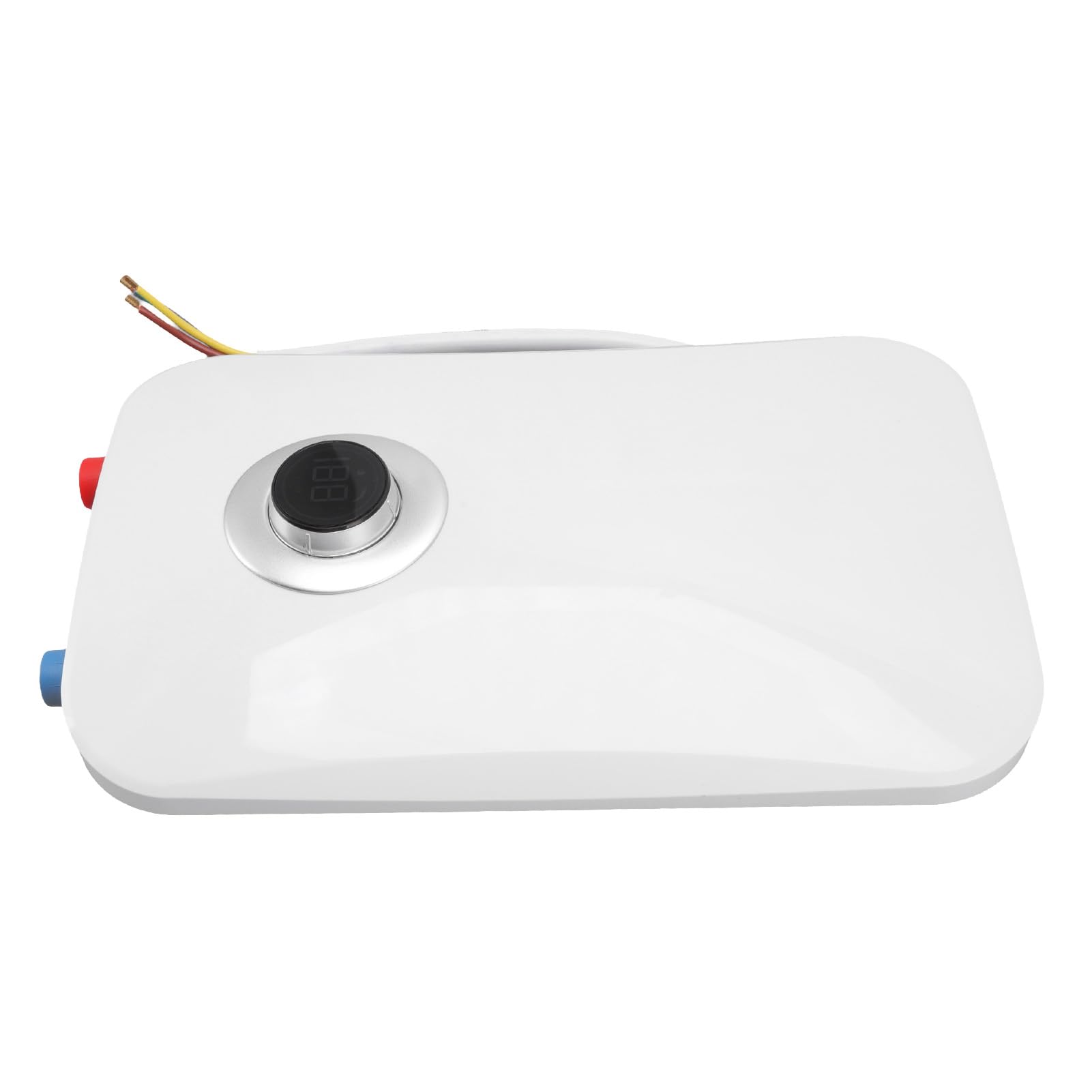 Fdit Scaldacqua Elettrico Istantaneo, Riscaldatore D Acqua Senza Serbatoio | Riscaldamento in Acciaio Inox, IPX4, Termostato 30-55°C, Ideale in Salone o