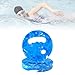 kowaku Water Exercise Discs Pool Resistance Easy to Hold Buoyancy Handheld Swimming Board EVA Foam for Pool Beginners Water Workouts, Blue White