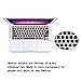 HRH Hebrew Language Silicone Keyboard Cover Skin for MacBook Air 13,for MacBook Pro13/15/17 (with or w/Out Retina Display,2015 or Older Version),for iMac Older,USA and European Layout