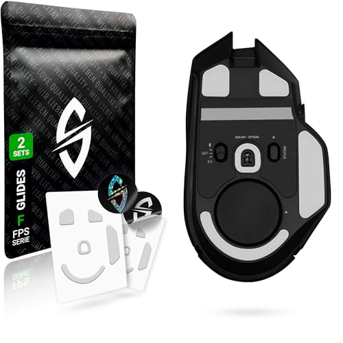 FPS 2.0 Glides set da 2 per Razer Basilisk V3 Pro ultra delicato più controllo auto-lucidatura di alta qualità durevoli piedini per mouse di ricambio pattini accessori di