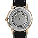 Timex Men's Marlin Automatic 40mm Watch – Black Dial & Gold-Tone Case with Black Genuine Leather Strap