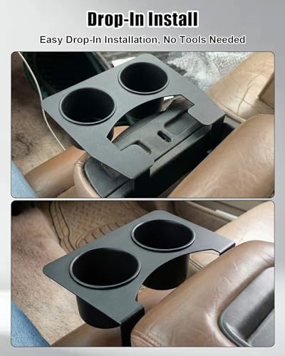 Portavasos metal para Chevy Silverado 1500 1995-1999 negro miniatura 4