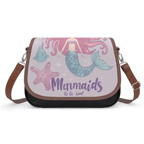 Sac à main sirène pour femmes sacoche en cuir imperméable bandoulière chic