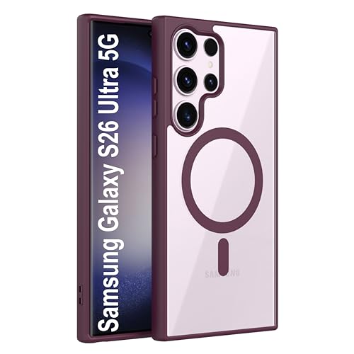 Image of Zapcase Back Case Cover for Samsung Galaxy S26 Ultra 5G | Compatible for Samsung Galaxy S26 Ultra 5G Back Cover | Scratch-Resistant Back Cover | Wine Red