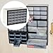 IEUDNS Drawer Storage Cabinet Organizer Garage Organization Bathroom Tool Box Container for Small Items Parts Makeup Scrapbook Bolts, 30 Drawers