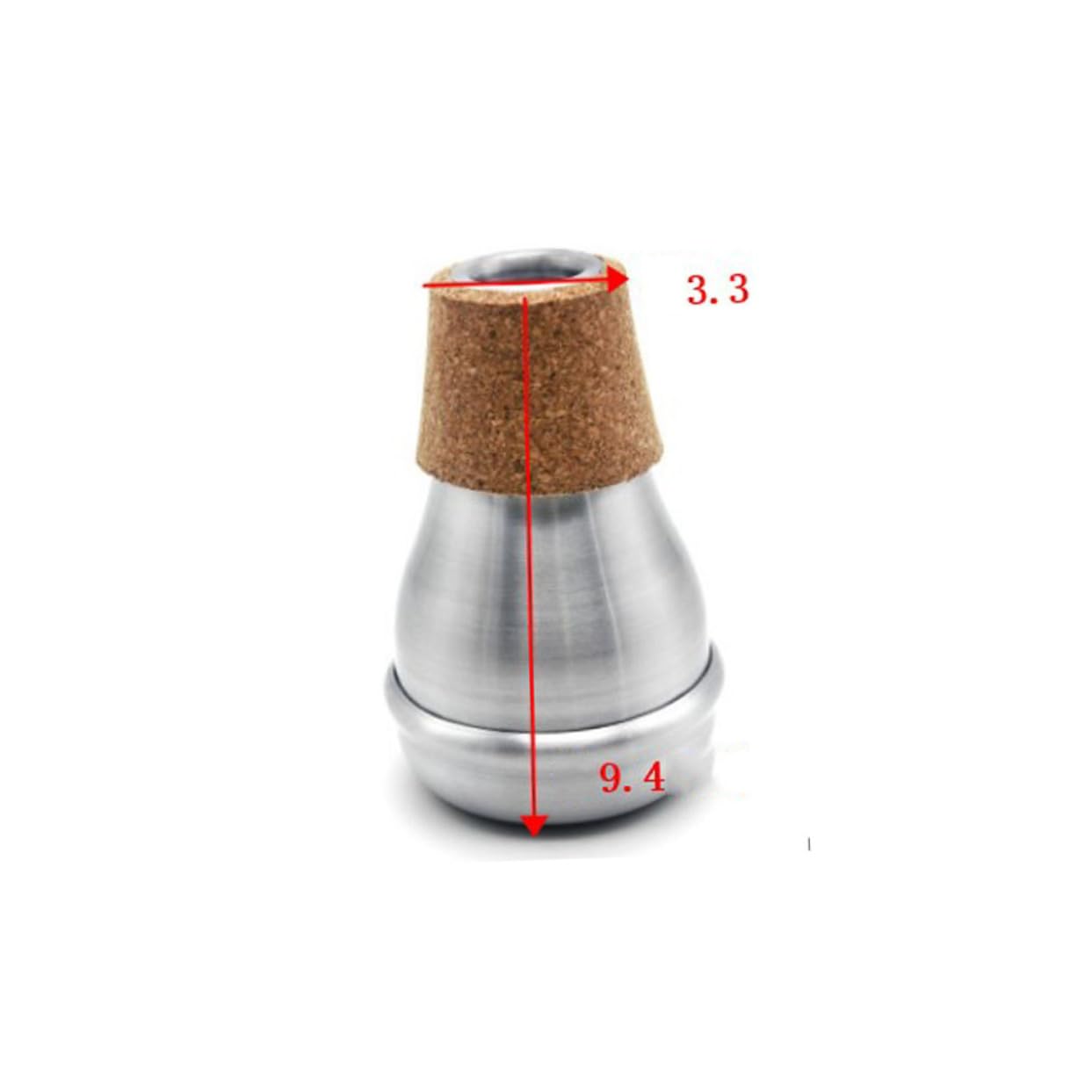 Sordina per Tromba Silenziosa in Alluminio, Dispositivo Mute per Migliorare Intonazione e Qualità del Suono, per Musica Jazz