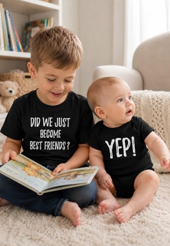 Image of Tstars Big Brother /Sister Little Brother /Sister Set Gift for Siblings Baby & Toddler