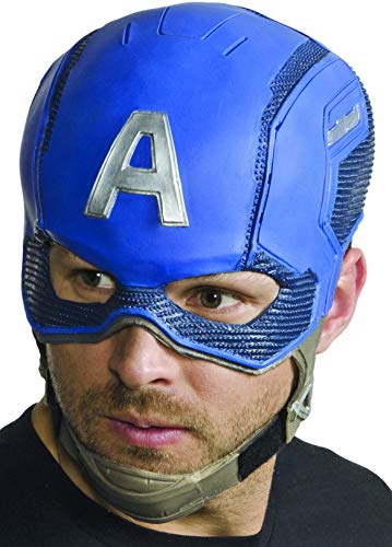 Rubie s Men s Captain America 3 4-Mask, Color As Shown, One Size