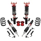 STRUTSTORE Coilovers Suspension Kit Fit for Volvo for S40 2005-2012 Damper Adjustable Coilovers Struts, Height Adjustable Lowering Kit, Red