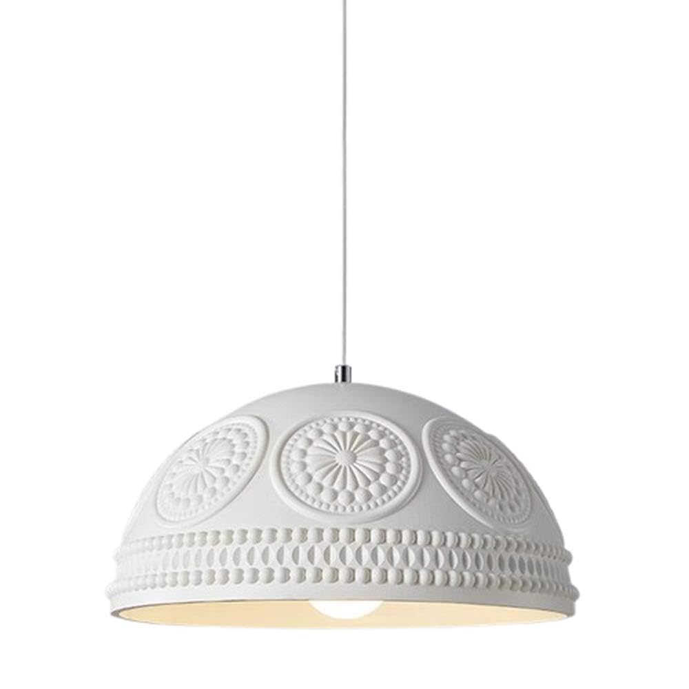LYMSXAZOU Wabi Sabi Dome Pendant Light Vintage Rustic Chandelier Ideal Ceiling Lamp for Bar Restaurant Bedroom - Stylish Harz Lighting Fixture Home Decor