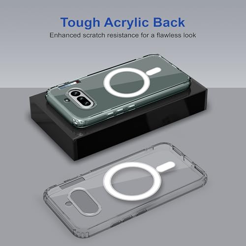 Image of amazon basics Back Case Cover for Nothing Phone (4a) | Scratch-Resistant Back Cover | Clear