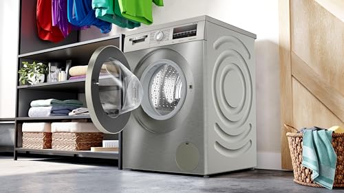 Miniatura 2 de Bosch Lavadora, Libre Instalación, 8 Kg, Serie 6, Ecosilence, Acero Antihuellas, Wuu28t8xes