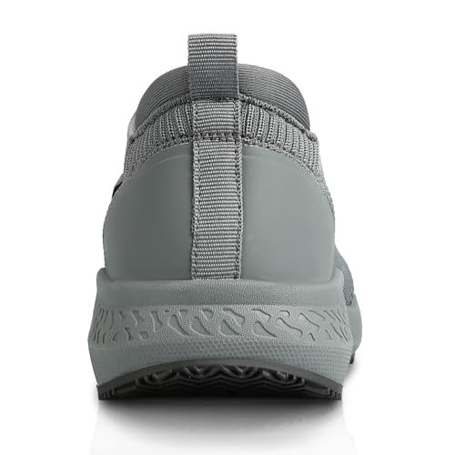 Image of Men's Non Slip Work Shoes Restaurant Waterproof Chef Shoe for Kitchen Hospital Slip-Resistant Air Cushion Sneakers with Easy-Clean Modern Design Breathable Lightweight