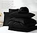 CozyLux Full Size Comforter Sets Black - 7 Pieces Bed in a Bag Full, Luxury Soft Bed Set for All Seasons, Bedding Set with Down Alternative Comforter, Sheets, Pillowcases & Shams