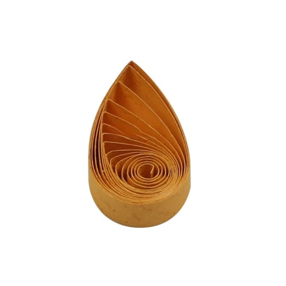 Quilling Strips 5mm Paper Quilling Set Solid Color Star Origami Paper DIY Hand Crafts Single Color Quilling Paper Filigee Strips (Amber) โ image 1