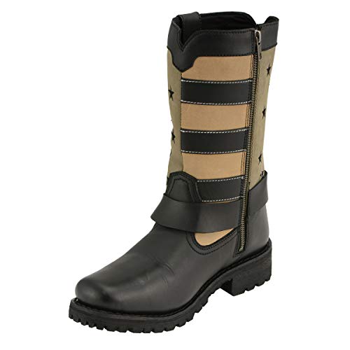 Image of Milwaukee Leather Women's Premium Leather Motorcycle Harness Boots Collection MBL - 11
