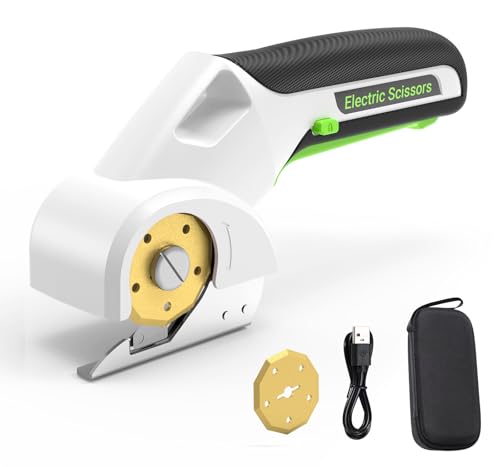 EXPEDMAN 2026 NEW 4V Cordless Electric Cutting Tools, Cardboard Cutter with 2 Titanium Metal Blade...
